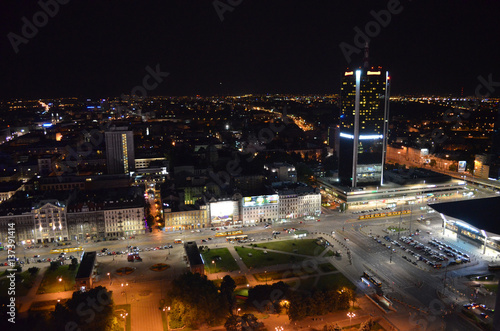 Warszawa letniej nocy/Warsaw by summernight, Mazovia, Poland