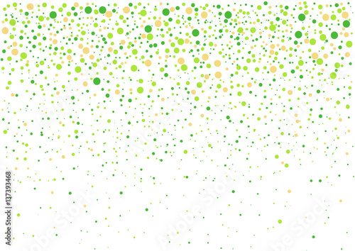 green festivel confetti