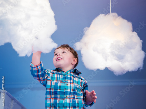 kid in the clouds