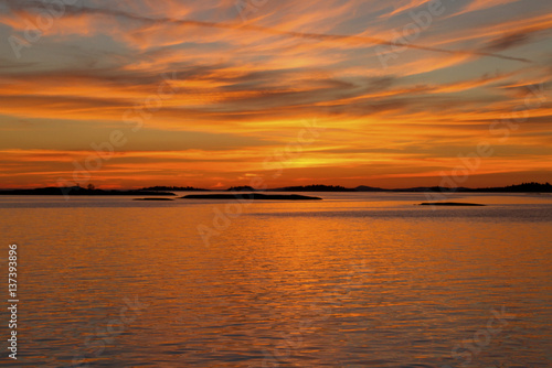 Georgian Bay Brilliant Sunset