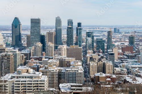 Montreal Skyline in winter (2017) © mbruxelle