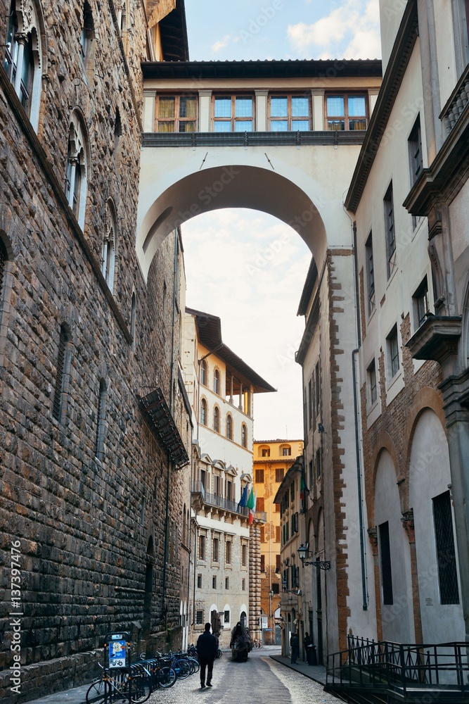 Fototapeta premium Florence Street view