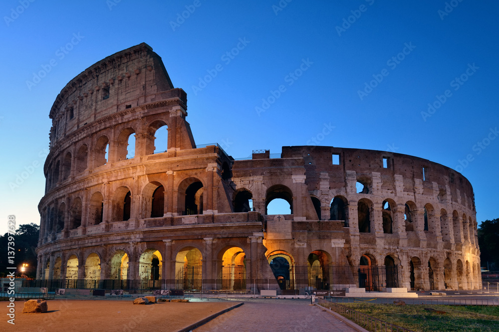 Colosseum Rome night