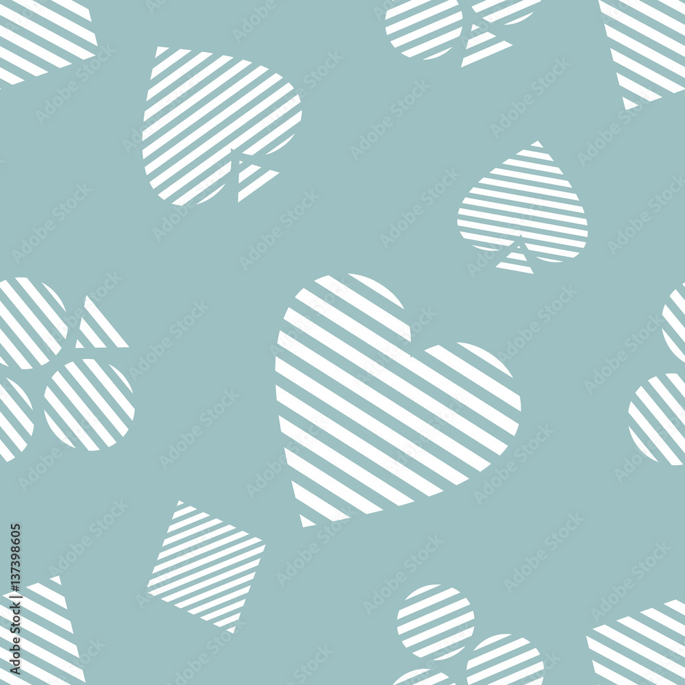 Seamless vector pattern with icons of playings cards. background with hand drawn symbols. Decorative repeat ornament. Series of Gaming and Gambling Seamless vector Patterns. Seamless vector pattern with icons of playings cards. background with hand drawn symbols. Decorative repeat ornament. Series of Gaming and Gambling Seamless vector Patterns.
