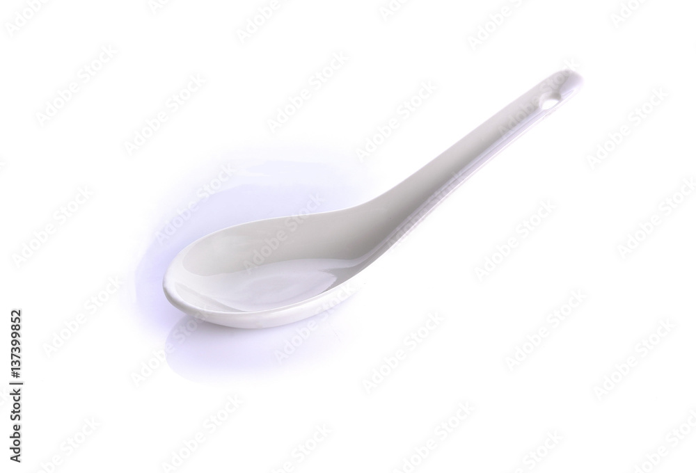 White spoon White spoon