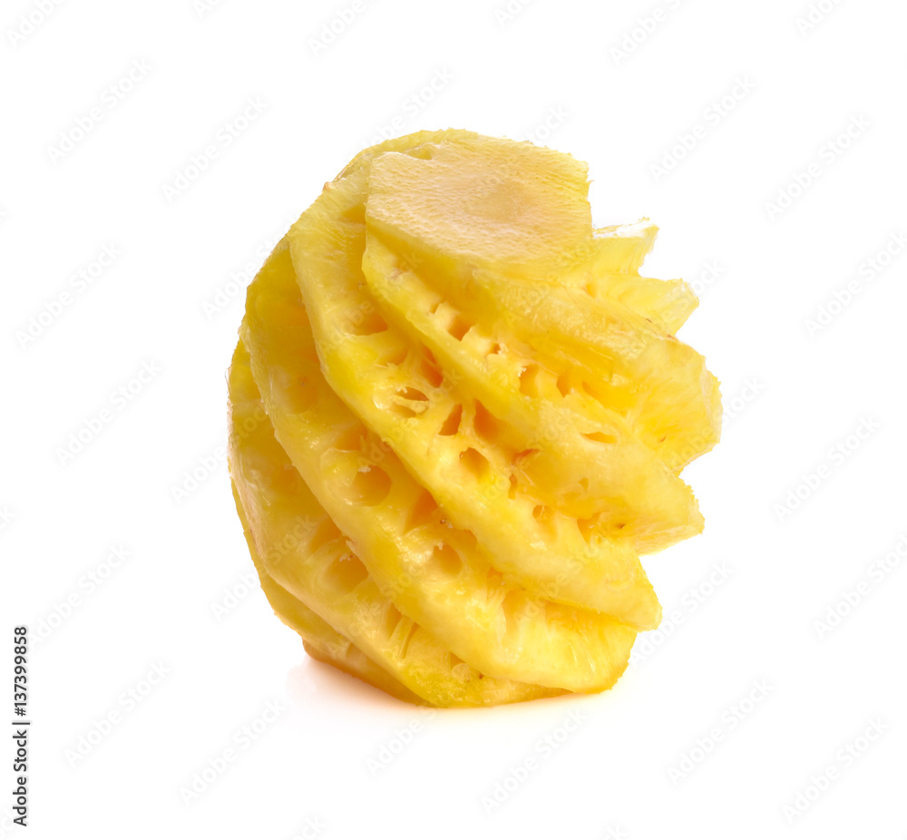 Pineapple on a white background Pineapple on a white background