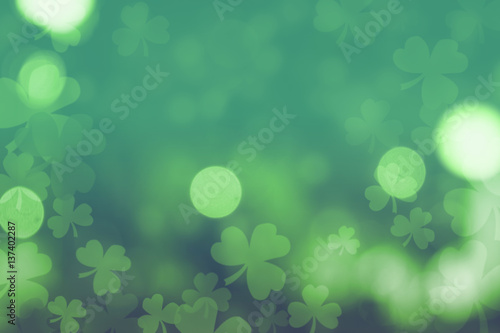 Photo st. patrick's day abstract background
