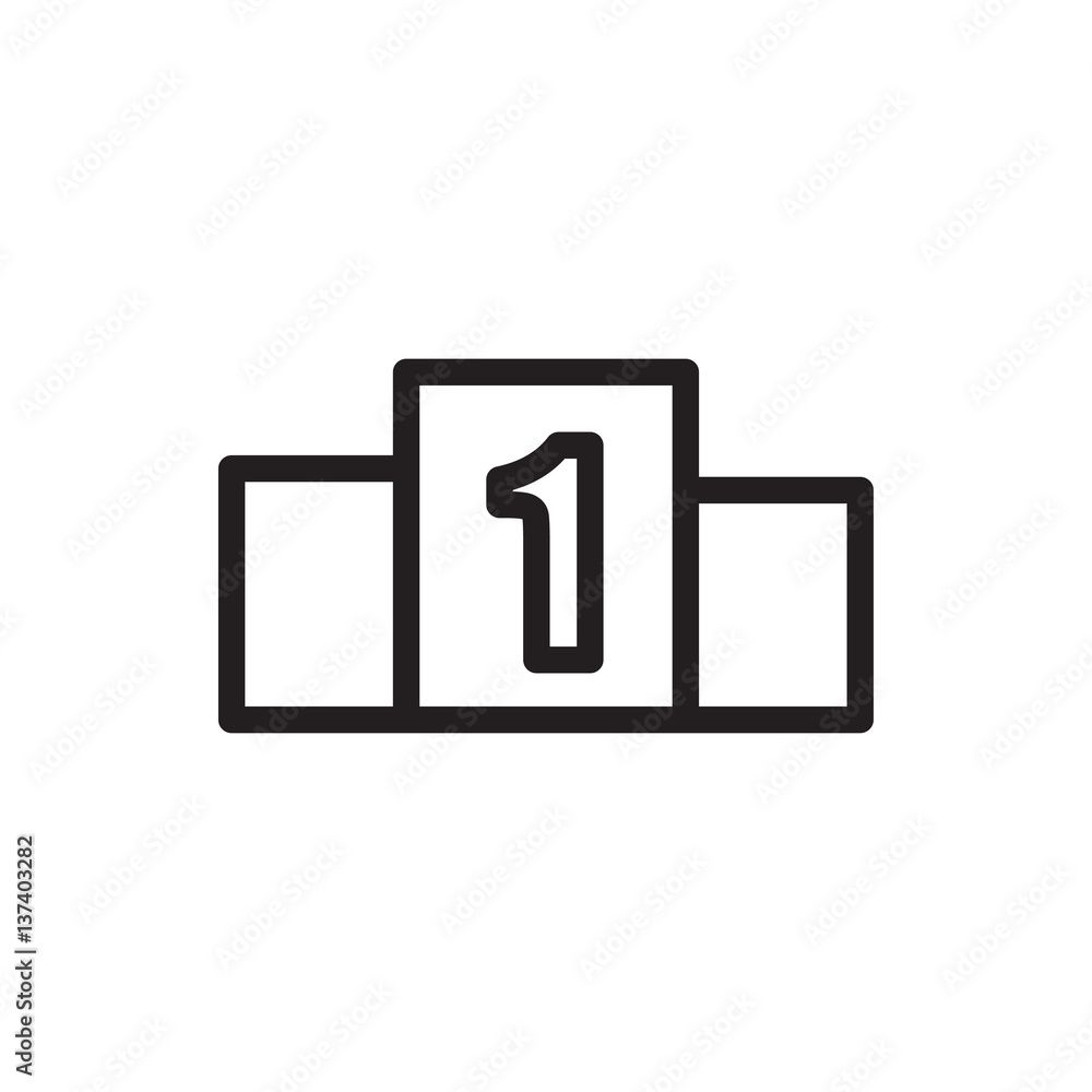 Fototapeta premium ranking icon.