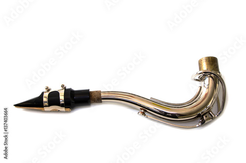 fragment of a saxophone