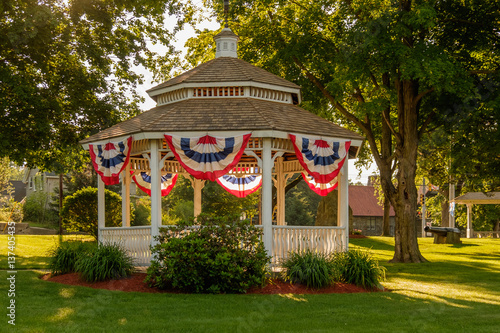 Obraz na płótnie Gazebo in Hudson