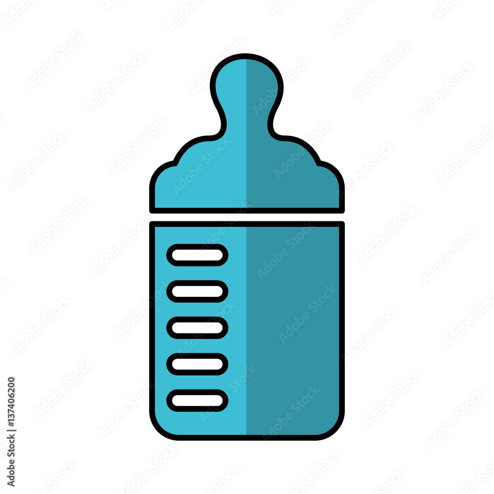 bottle milk baby icon vector illustration design bottle milk baby icon vector illustration design