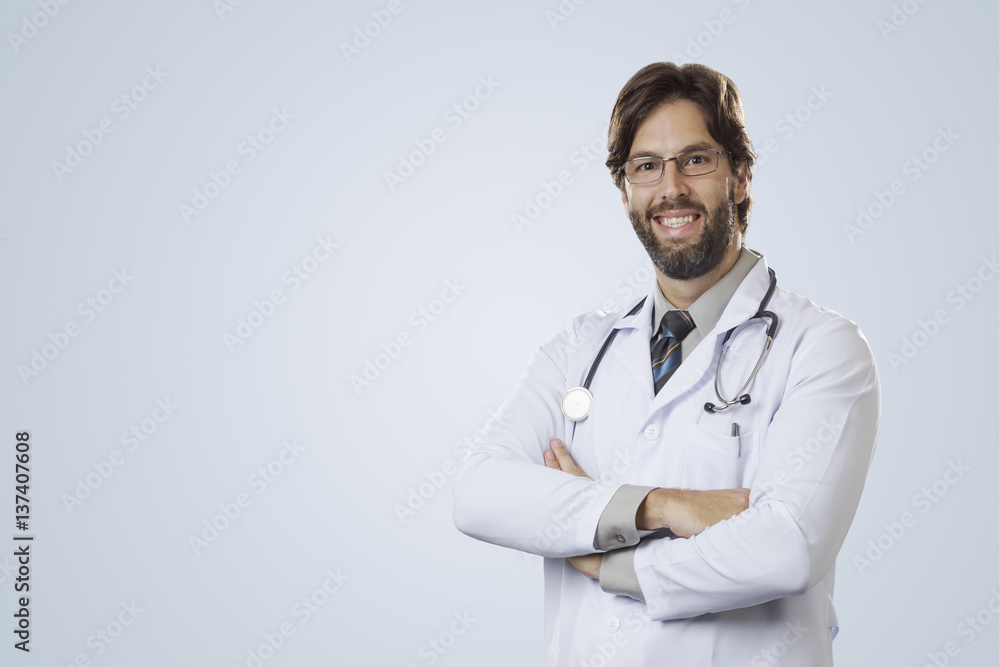 Male doctor in his office Male doctor in his office