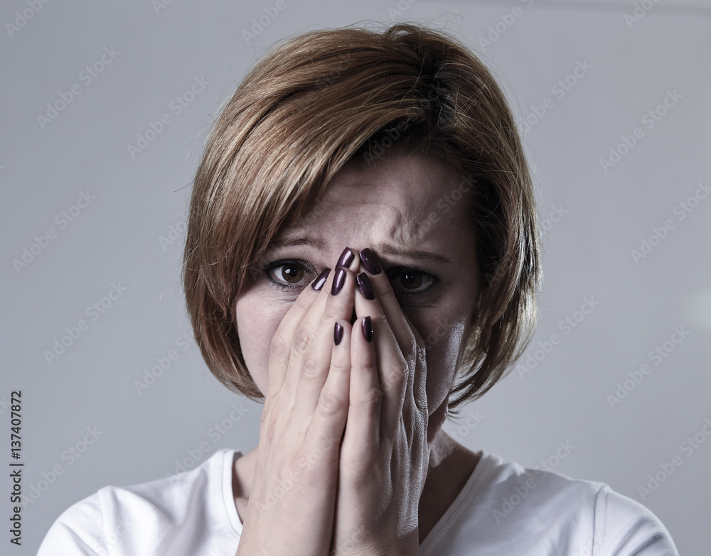 devastated depressed woman crying sad feeling hurt suffering depression in sadness emotion devastated depressed woman crying sad feeling hurt suffering depression in sadness emotion