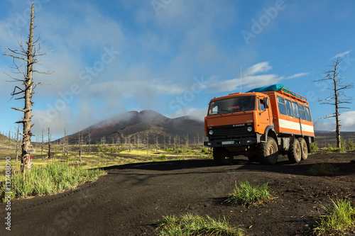Wallpaper Mural Kamaz in Dead wood - consequence of a catastrophic release of ash during the eruption of volcano in 1975 Tolbachik Torontodigital.ca