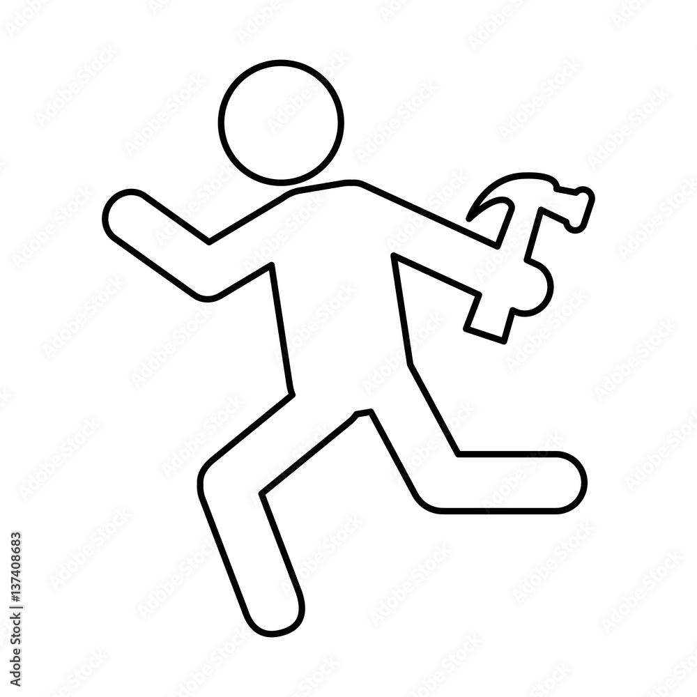 Construction professional avatar silhouette vector illustration design Construction professional avatar silhouette vector illustration design