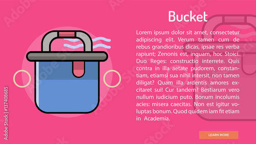 Bucket Conceptual Banner