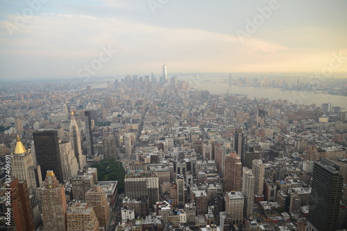 vistas de Manhathan desde el edificio empire state, Nueva York, USA photo