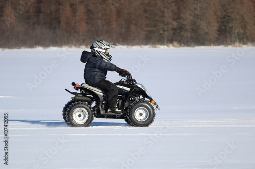 Driving a Quad in Winter