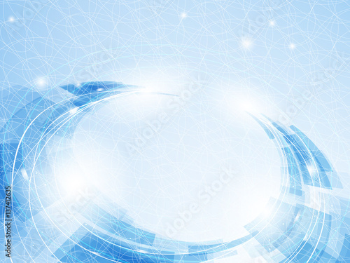 Abstract shine light blue background. Vector