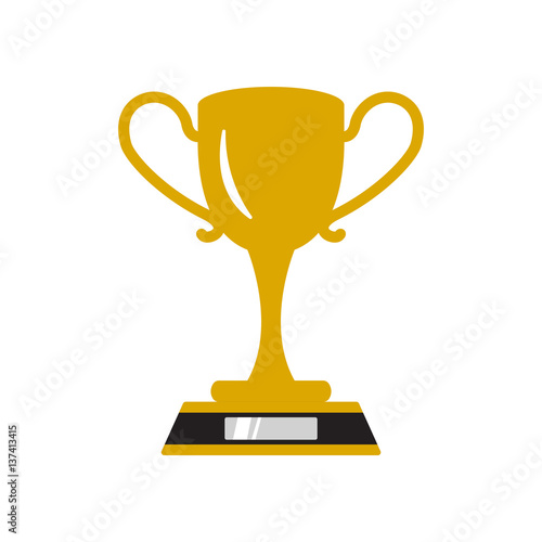 trophy icon isolated vector