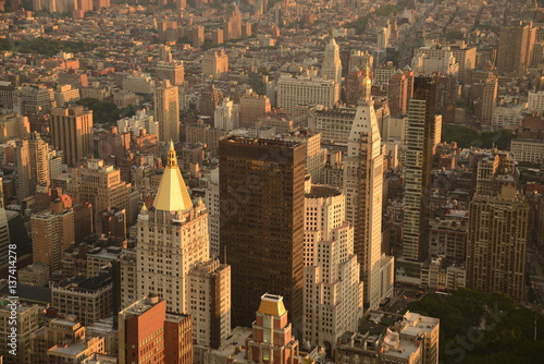 vistas de Nueva York del edificio empire state, Manhattan, EEUU photo