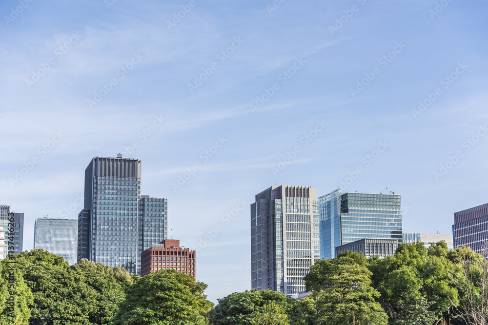 東京のオフィスビル街