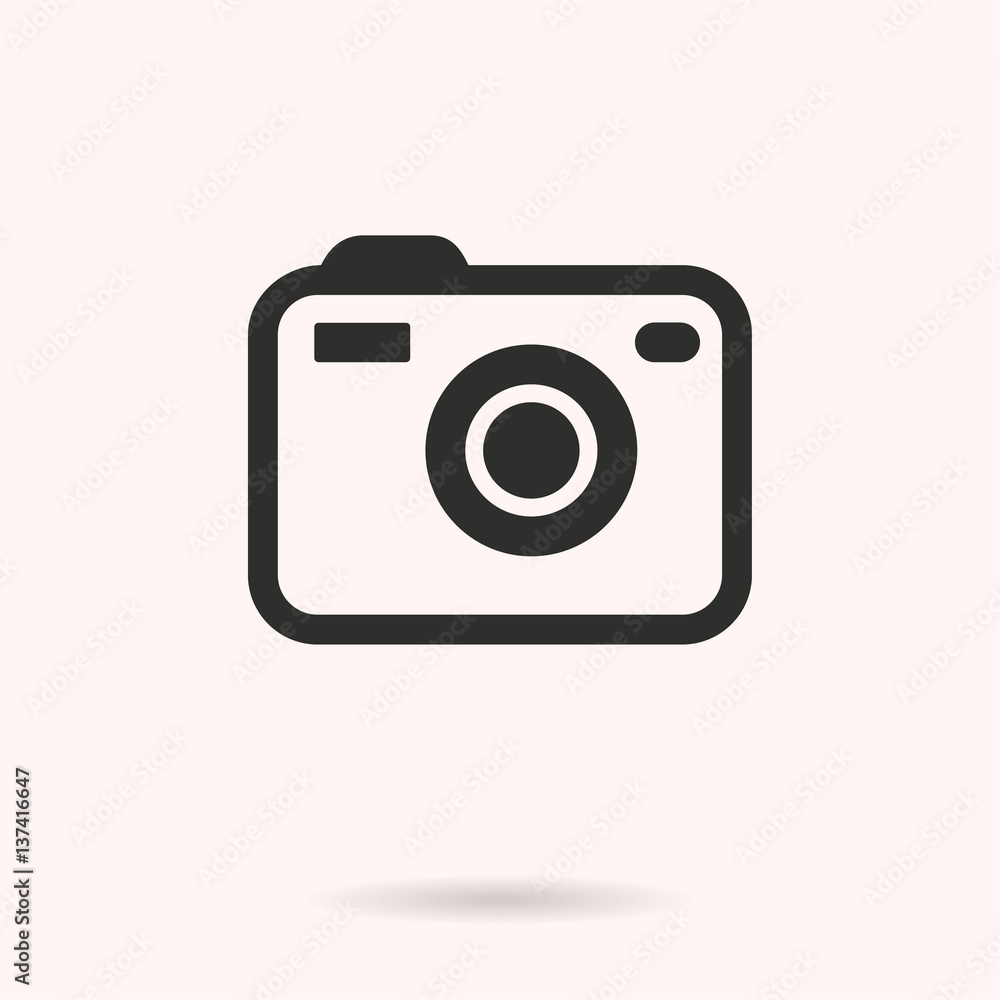 Photo - vector icon. Photo - vector icon.