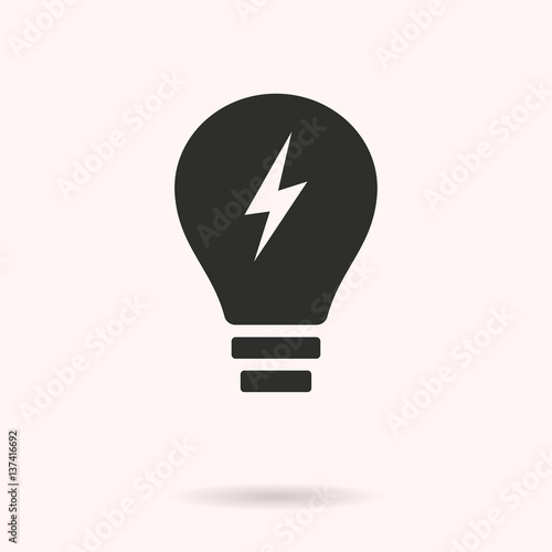 Lamp - vector icon.