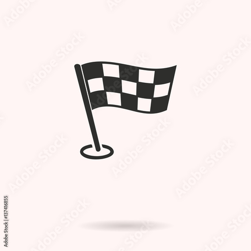 Flag - vector icon.