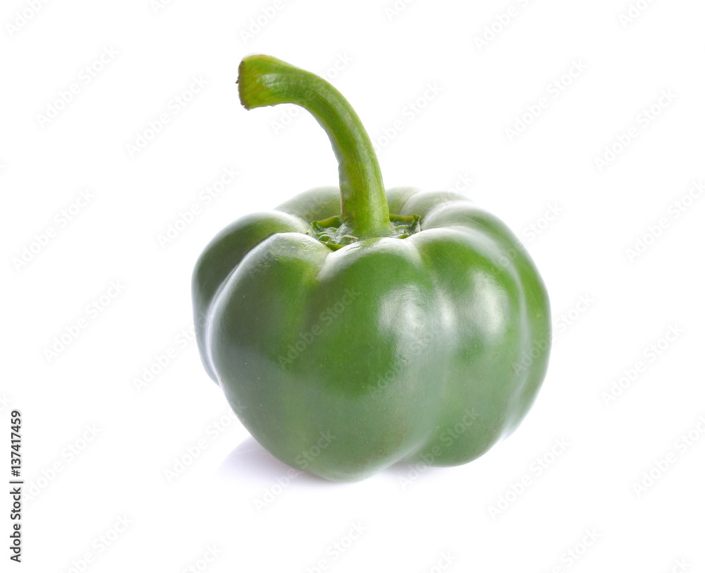 Sweet peppers on a white background Sweet peppers on a white background