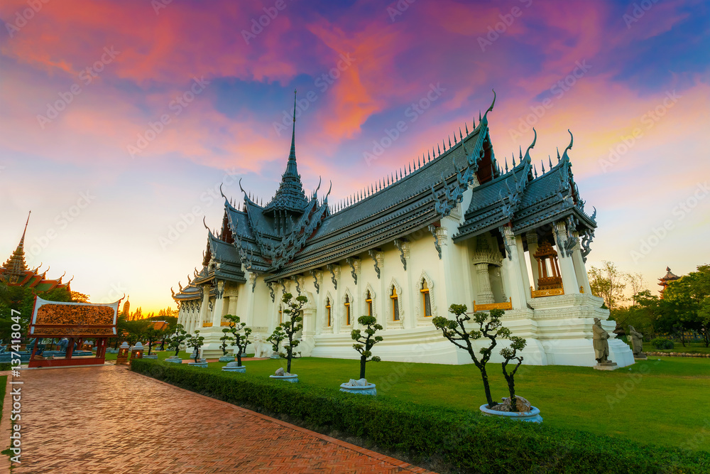 Obraz premium Sanphet Prasat Palace in Thailand