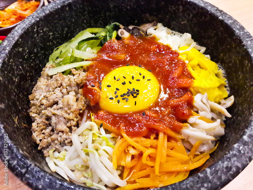 Korea Food style , Bibimbab