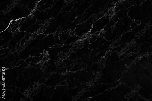 Abstract black marble texture background.