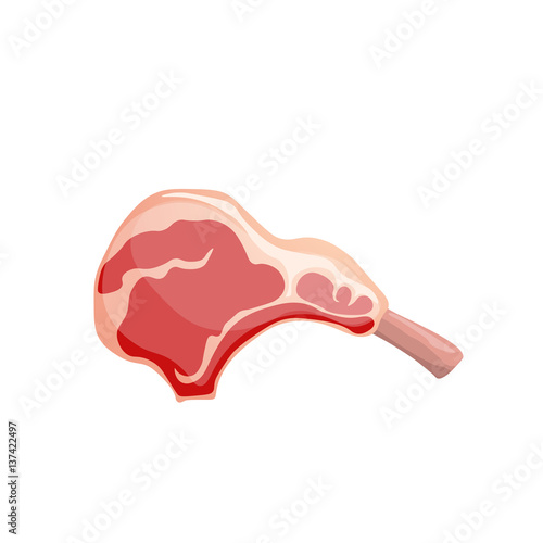 Meat food icon isolated on white background