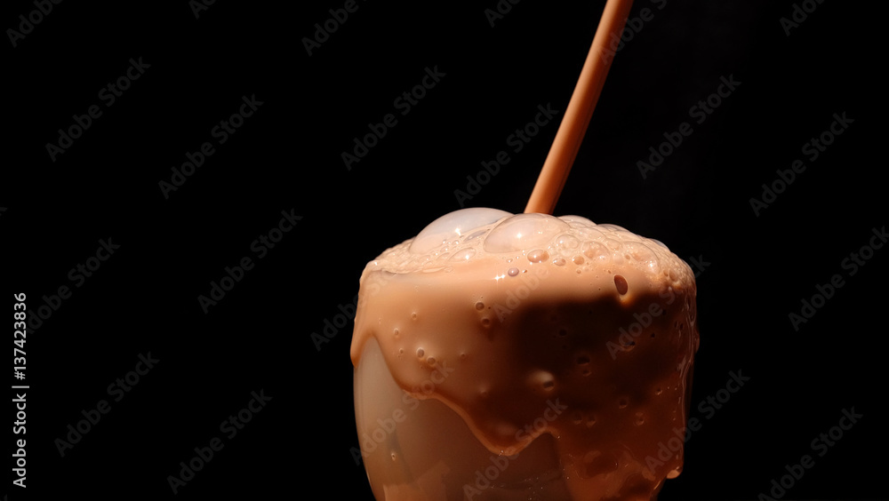 Chocolate milk / Chocolate milk is sweetened cocoaflavored milk. It