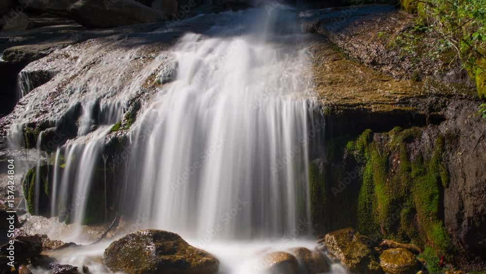 MoCo Timelapse Close Up Tracking Shot of Silky Waterfalls -Tilt Down- MoCo Timelapse Close Up Tracking Shot of Silky Waterfalls -Tilt Down-