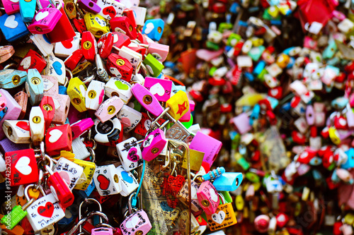 Locks of Love  Love padlocks  Love Key Ceremony at N Seoul Tower
