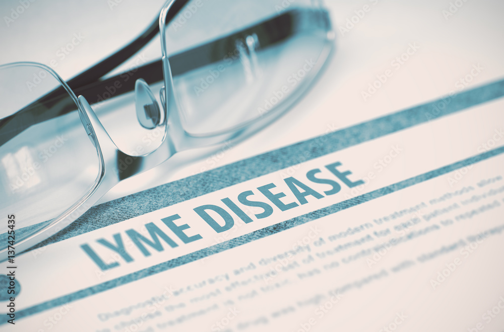 Diagnosis - Lyme Disease. Medicine Concept. 3D Illustration. Diagnosis - Lyme Disease. Medicine Concept. 3D Illustration.