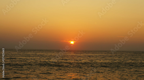 Sunset over the Indian Ocean, Karon Beach, Phuket, Thailand