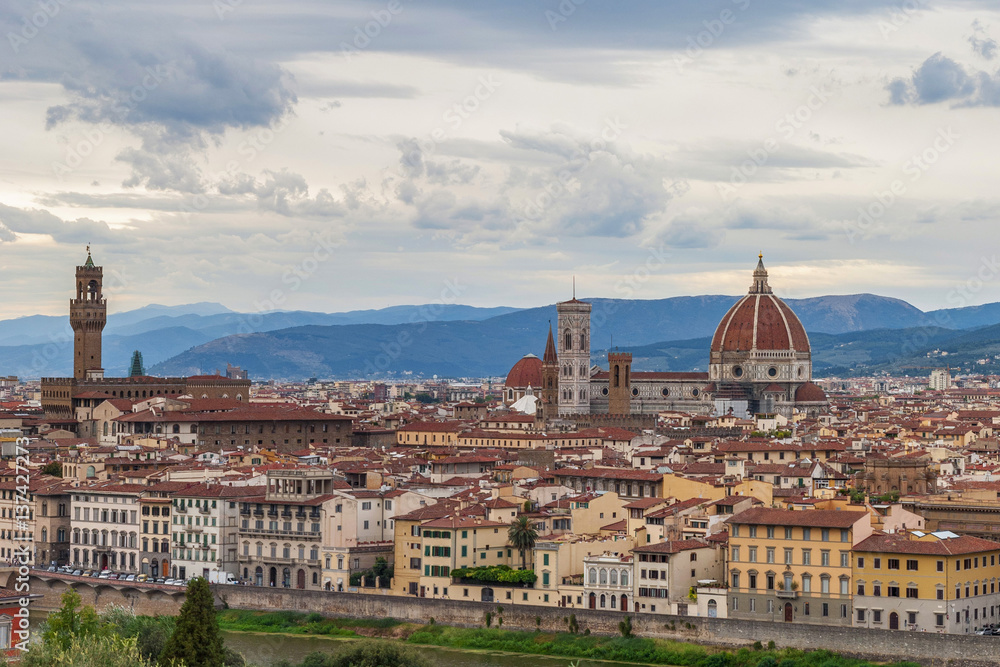 Panoramic view of Florence, Italy