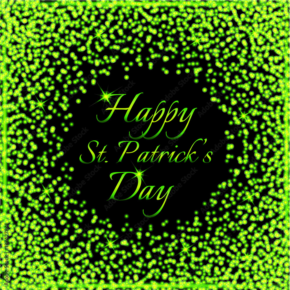Happy Saint Patrick's Day background. Postcard, card, flyer, banner template Happy Saint Patrick's Day background. Postcard, card, flyer, banner template
