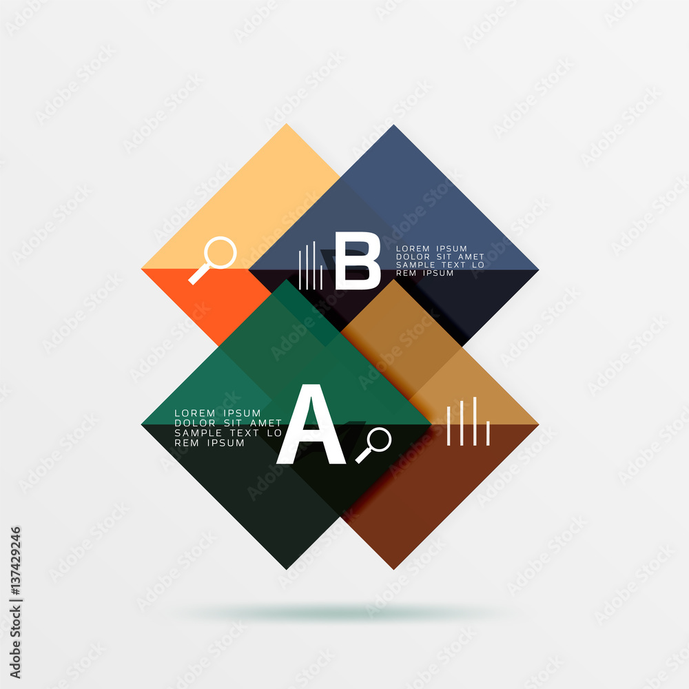 Vector square banner Vector square banner