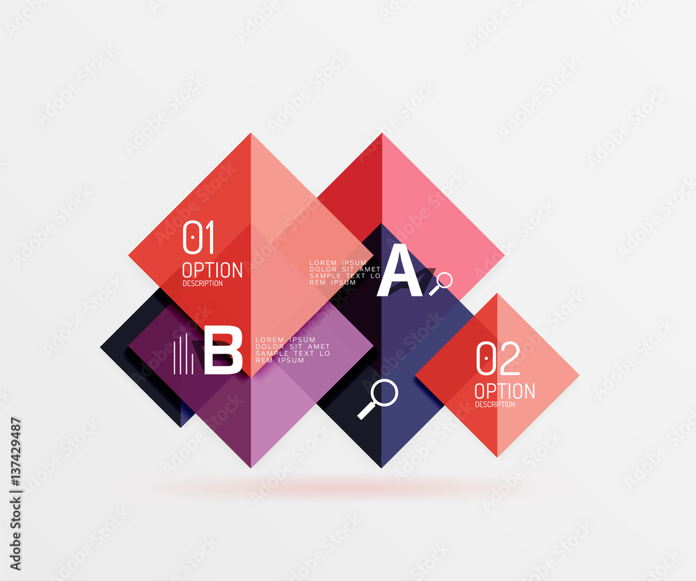 Square geometric abstract background Square geometric abstract background