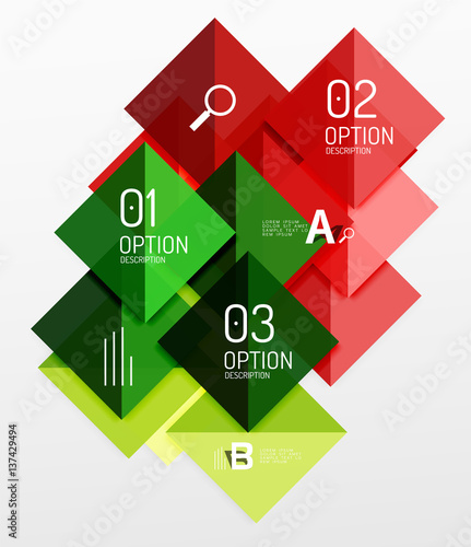 Free Download Colorful triangles and squares - GFXLoad