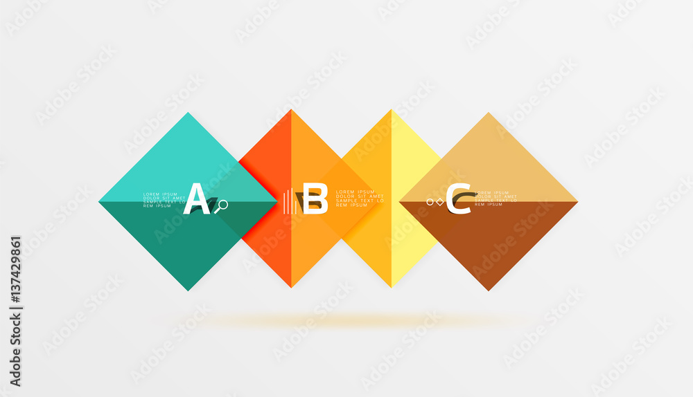 Square geometric abstract background Square geometric abstract background