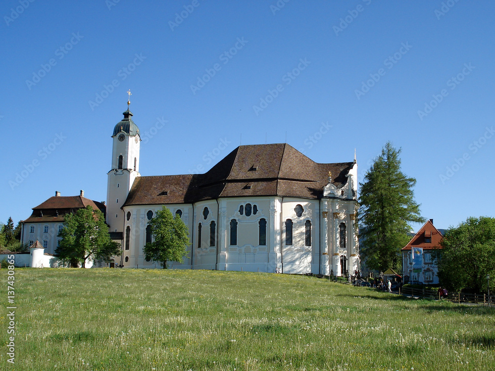 Fototapeta premium Deutschland - Allgäu - Wieskirche