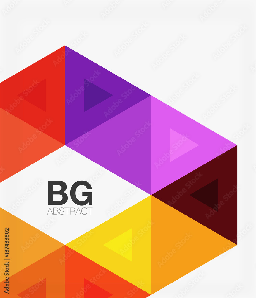 Triangles abstract background Triangles abstract background