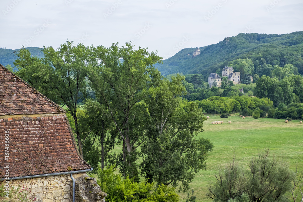Countryside in Dordogne Valley Perigord Noir France