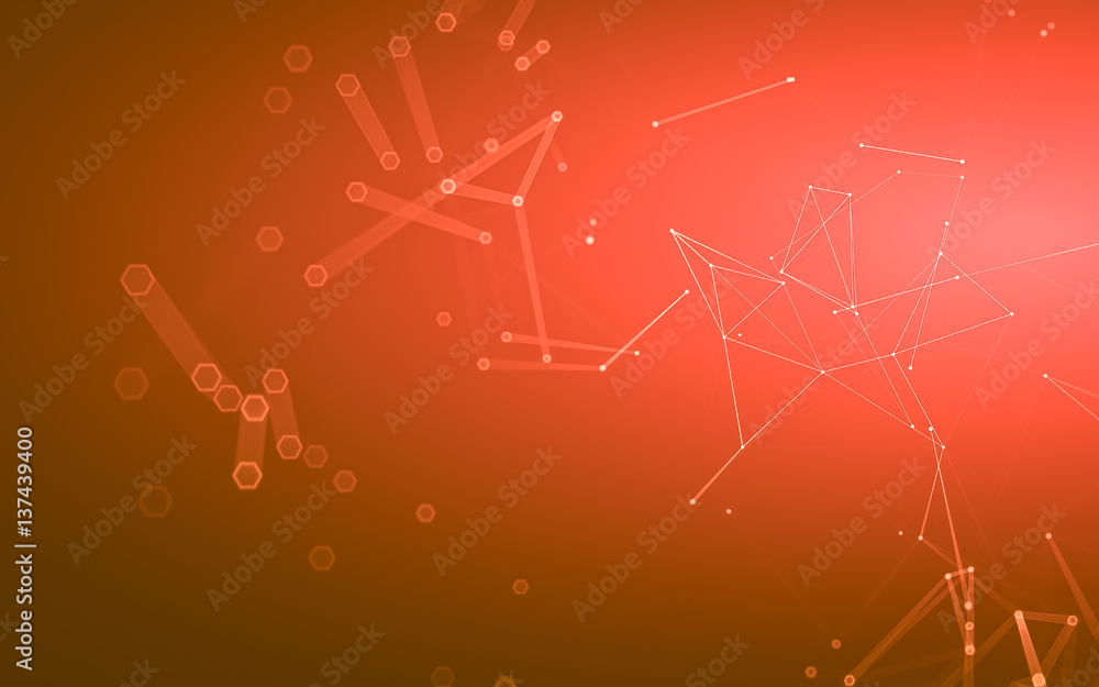 Abstract polygonal space low poly dark background, 3d rendering Abstract polygonal space low poly dark background, 3d rendering
