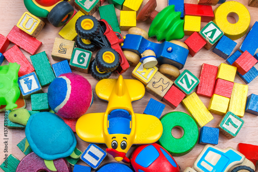 Obraz premium Juguetes de madera